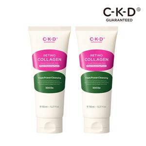 CKD 레티노 콜라겐 저분자 300 모공 클렌징폼 150ml x 2