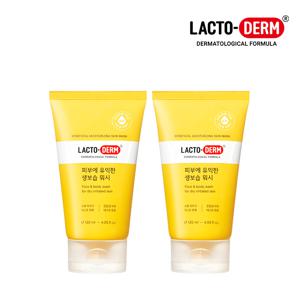 락토덤 피부에 유익한 생보습 워시 120ml x 2