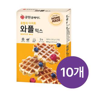 (한박스)  유럽식 디저트 와플믹스 500g x 10개 (와플팬용)