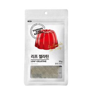 홈베이킹 리프젤라틴 20g