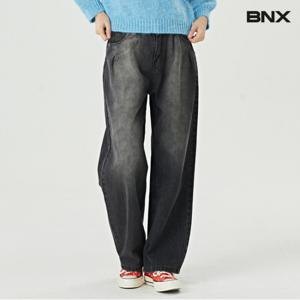 정상가:69,000원 ㅣ데님 와이드 핀턱 워싱 데일리 롱팬츠 (BW4PT005L0)