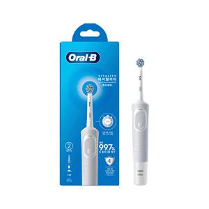 [Oral-B] 오랄비 전동칫솔 D100 바이탈리티 초미세모 화이트