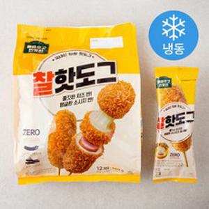 올바르고 반듯한 찰핫도그 (냉동), 960g, 1개