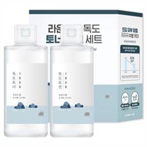 라운드랩 독도 토너 200ml + 로션 200ml 세트, 1세트