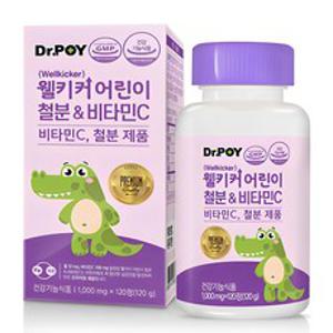 닥터포이 웰키커 어린이 철분 & 비타민C, 1개, 120g