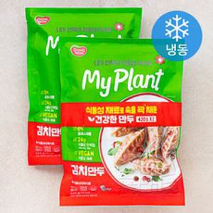 동원 My Plant 김치만두 (냉동), 420g, 2개