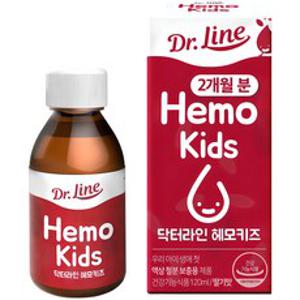 닥터라인 헤모키즈 유아철분제 딸기맛, 120ml, 1개