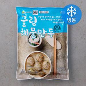 나래식품 굴림 해물만두 (냉동), 1kg, 1개