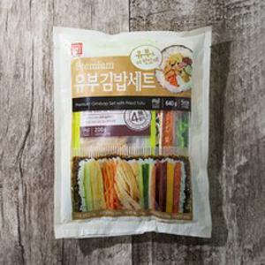 한성기업 프리미엄 유부김밥재료 6종 세트, 640g, 1개