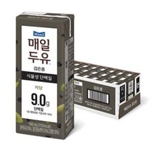 매일두유 검은콩, 190ml, 24개