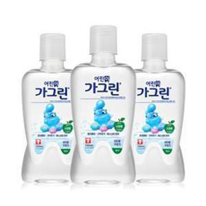 동아제약 어린이용 가그린 사과향, 550ml, 3개