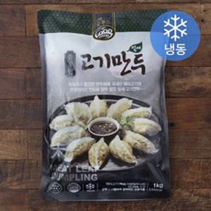 굿푸드 쫄깃한 잎새 고기만두 (냉동), 1kg, 1개