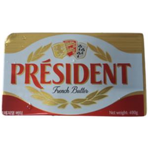 프랑스 프레지덩 무염 버터 400g 1개 PRESIDENT 버터 안심포장, 1