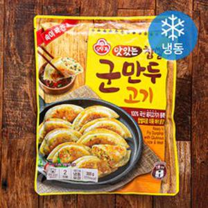 오뚜기 맛있는 찹쌀 군만두 고기 (냉동), 300g, 1개