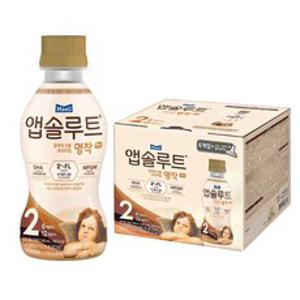 매일유업 앱솔루트 명작 2FL 액상 분유 2단계 6p + 니플1p, 240ml, 1세트