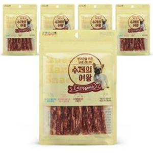 더주스 수제의여왕 강아지 간식, 소고기슬라이스, 70g, 5개