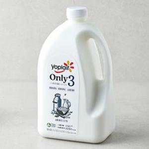 요플레 빙그레 Only3 플레인 요거트 대용량, 2.3L, 1개