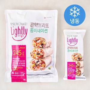 라이틀리 곤약브리또 콤비네이션 (냉동) 4입, 500g, 1개