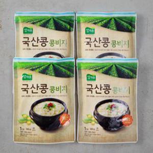 생채움 국산콩 콩비지, 300g, 4개