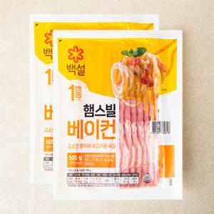 씨제이제일제당 햄스빌 베이컨, 165g, 2개