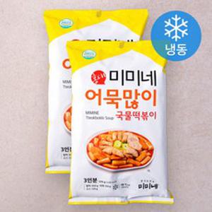 미미네 어묵많이 국물떡볶이 (냉동), 570g, 2봉