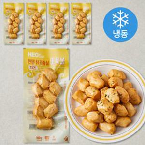 허닭 한입 닭가슴살 어묵볼 치즈 (냉동), 100g, 5개