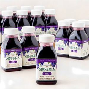 아침에주스 포도, 210ml, 24개