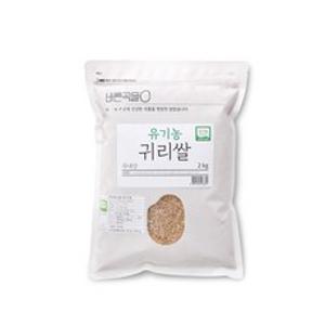 바른곡물 국내산 유기농 귀리 쌀, 2kg, 1개