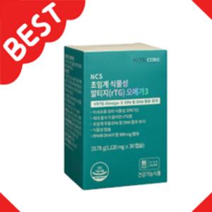 뉴트리코어 식물성 알티지 오메가3 1126mg x 30캡슐, 30정, 1개