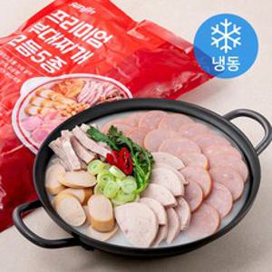 선진 프리미엄 부대찌개 모듬 5종 (냉동), 1kg, 1개