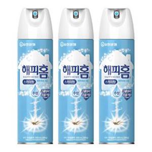 해피홈 에어로솔 수성 모기퇴치제 스카이향, 500ml, 3개