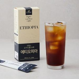 오땡스 유기가공식품 인증 콜드브루 에티오피아 스틱, 30ml, 10개입