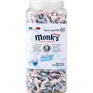 Monks 아이스버그 허브 목캔디, 700g, 1개