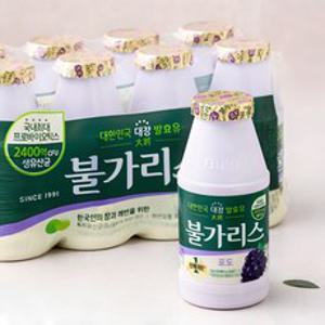 남양유업 불가리스 포도, 150ml, 8개