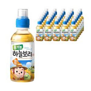 웅진 유기농 하늘보리차, 보리, 200ml, 24개