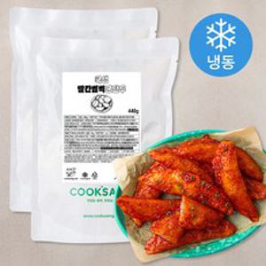 쿡생 빨간범벅 군만두 (냉동), 440g, 2팩