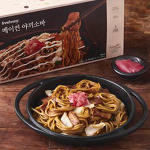 프레시지 베이컨 야끼소바 밀키트, 339g, 1개