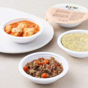 엘빈즈 일품반찬 서울식한우불고기 100g + 춘천식로제닭갈비 120g + 남도식떡갈비 60g + 한우계란찜 100g 세트, 1세트