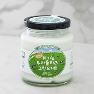 유기농우리울타리 그릭요거트 무가당, 300g, 1개