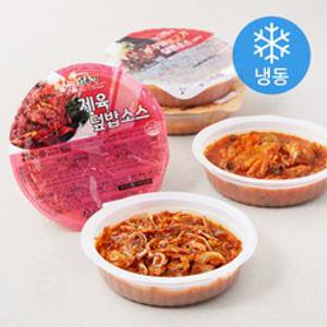 덮밥소스 모듬 C 세트 오돌뼈 210g + 제육덮밥 210g + 쭈꾸미불고기 200g + 치즈불닭 210g + 매콤 히로미찌찜닭 250g (냉동), 1세트