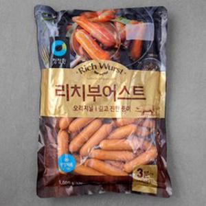 청정원 리치부어스트, 1kg, 1개