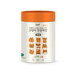 굿밸런스 건강라인 헤어볼 플러스 고양이 짜먹는 간식, 혼합맛(연어/닭고기/참치), 720g, 1세트