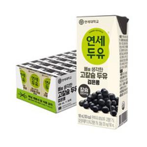 연세두유 뼈를 생각한 고칼슘 검은콩, 190ml, 24개