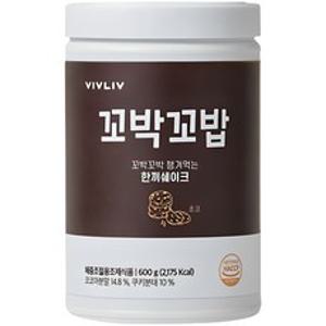 비브리브 꼬박꼬밥 초코 다이어트쉐이크, 600g, 1개