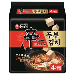 신라면 블랙 두부김치 127g, 1개