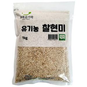 초록숟가락 유기농 찰현미, 1kg, 1개