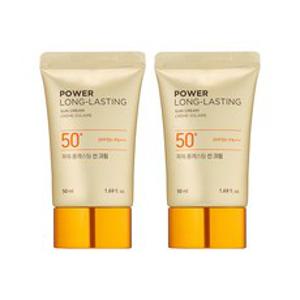 더페이스샵 내추럴선 에코 파워 롱래스팅 선크림 SPF50+ PA+++, 50ml, 2개