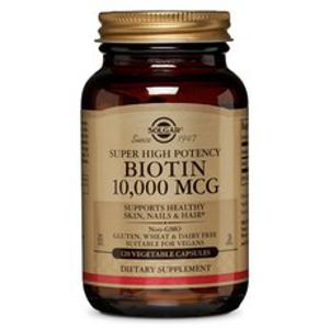 솔가 비오틴 10 000mcg 베지터블 캡슐 글루텐 프리 비건, 120정, 1개