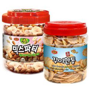 머거본 꾸이한통 150g + 믹스파티 800g 대용량 2종 세트, 950g, 1세트