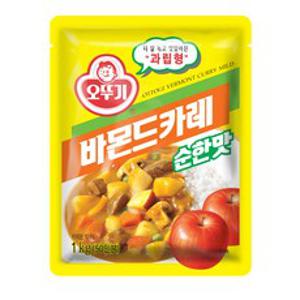 오뚜기 바몬드카레 과립형 순한맛, 1kg, 1개